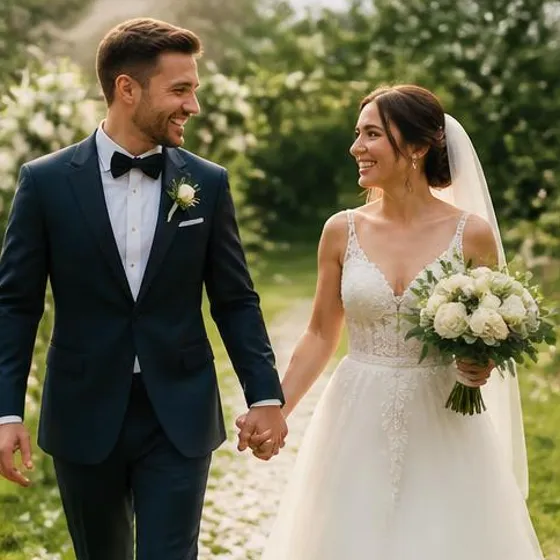 Folder cover photo of a couple on their wedding day